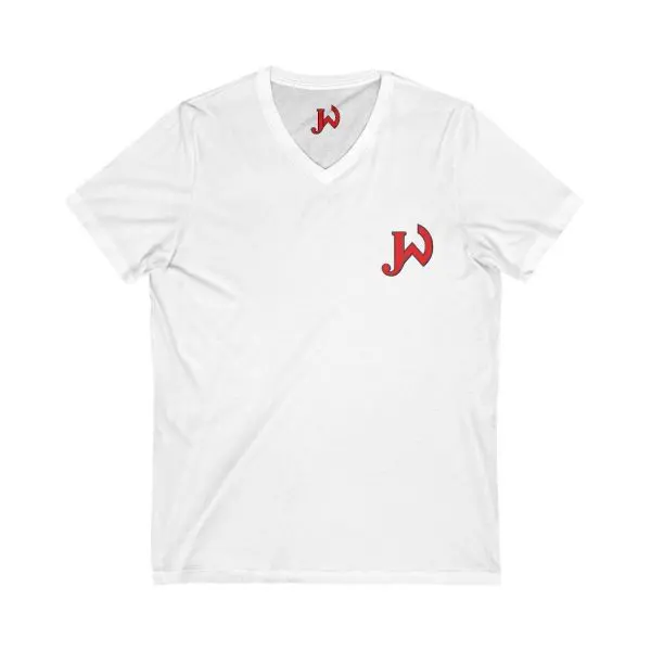Womens JW Short Sleeve V-Neck Tee - Image 2