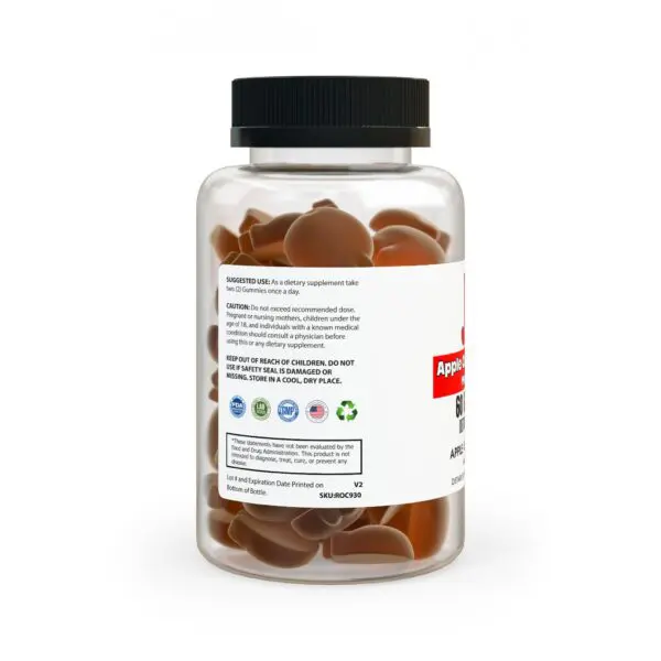 Apple Cider Vinegar Gummies (60 Gummies) - Image 2