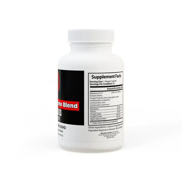 Digestive Enzyme Blend Supplement (60 Capsules) - Image 3