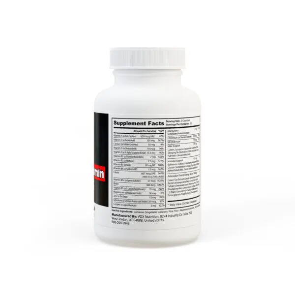 Multivitamin for Men Supplement (60 Capsules) - Image 3