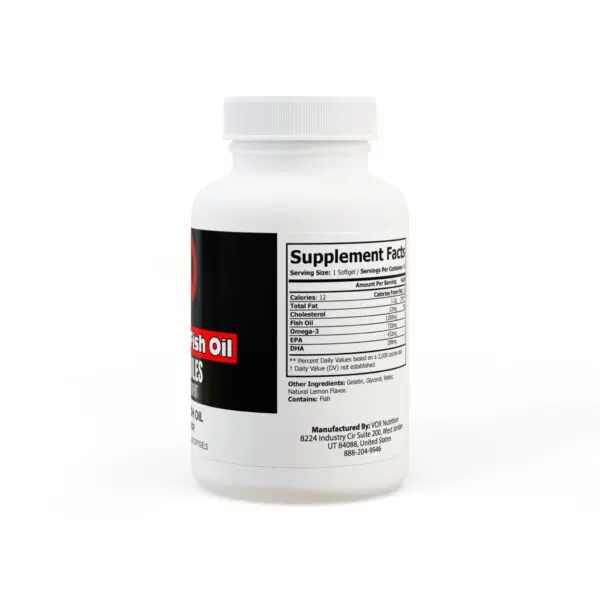 Omega 3 Fish Oil Supplement (60 Softgels) - Image 3