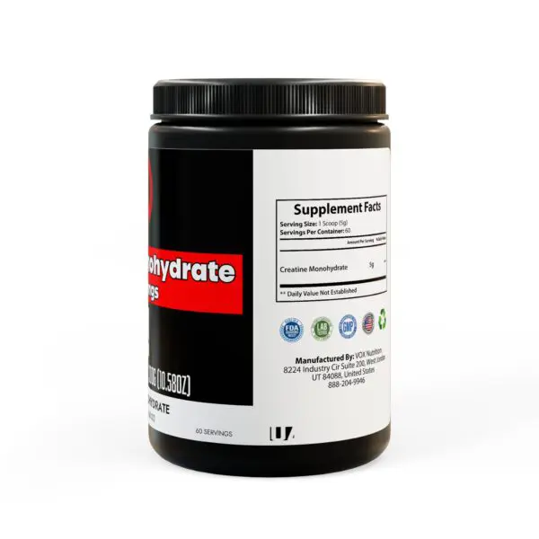Creatine Monohydrate Supplement (300g, 10.58oz) - Image 3