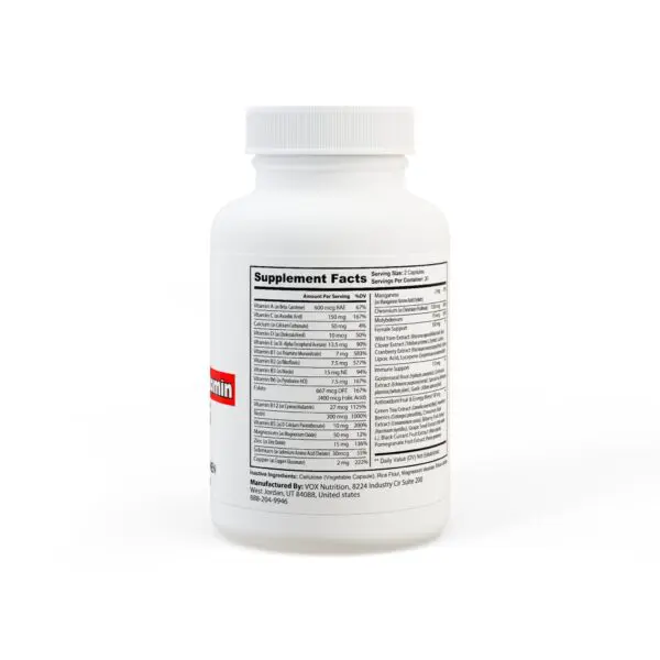 Multivitamin for Women Supplement (60 Capsules) - Image 3