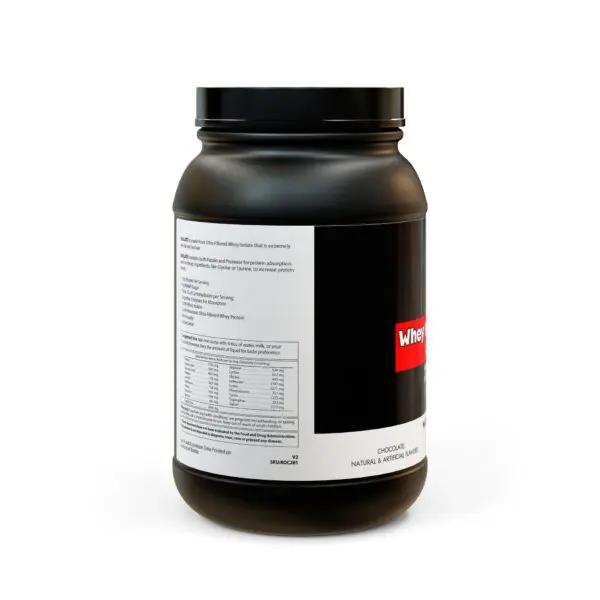 Whey Isolate Protein Supplement (907g, 2lb) - Image 2