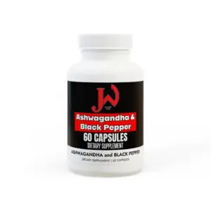 Ashwagandha and Black Pepper Supplement (60 capsules)