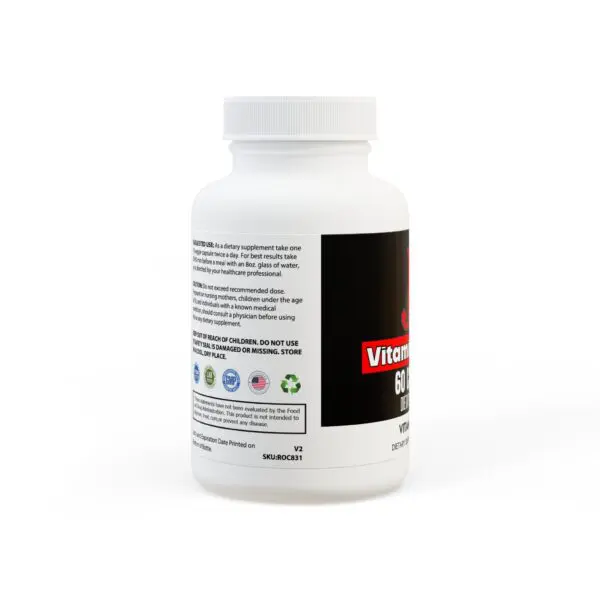 Vitamin K2 + D3 Supplement (60 Capsules) - Image 2