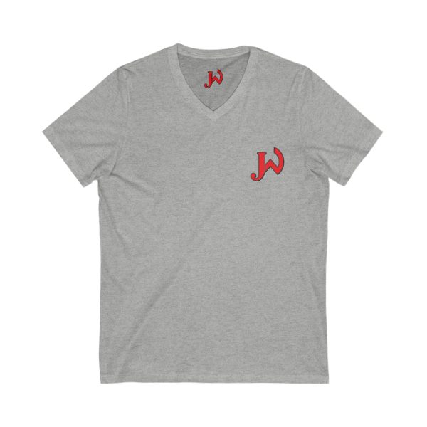 Womens JW Short Sleeve V-Neck Tee - Image 3