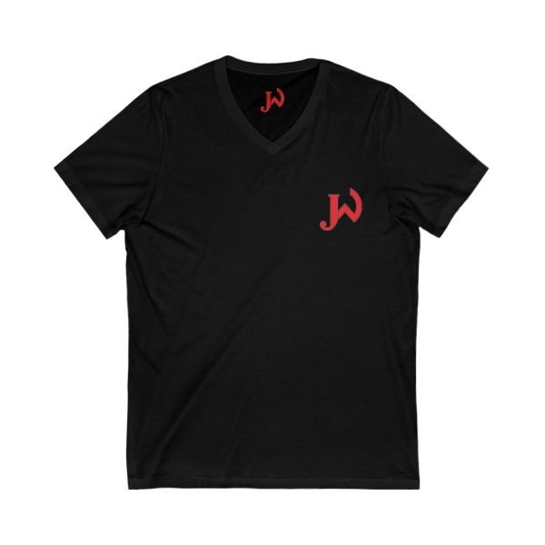 Womens JW Short Sleeve V-Neck Tee