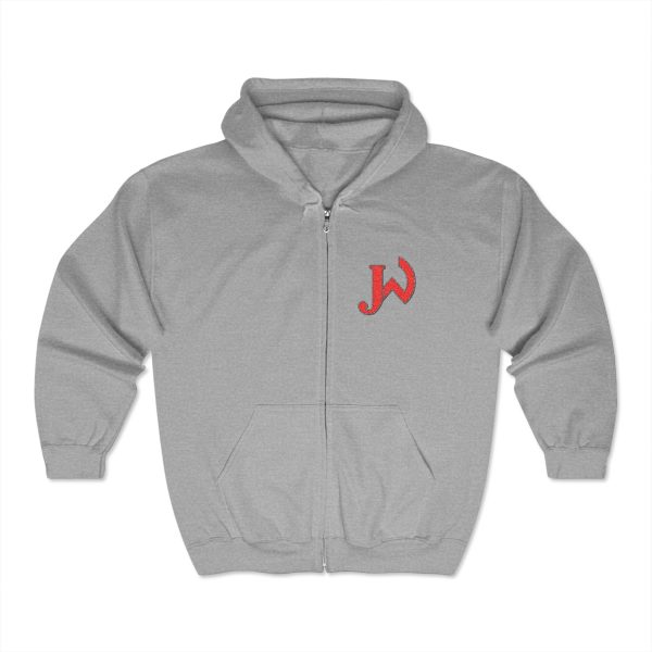 Women JW Full Zip Hooded Sweatshirt - Image 3