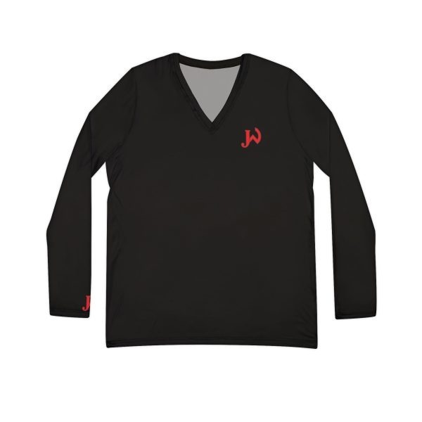 Women's JW Long Sleeve V-neck Shirt