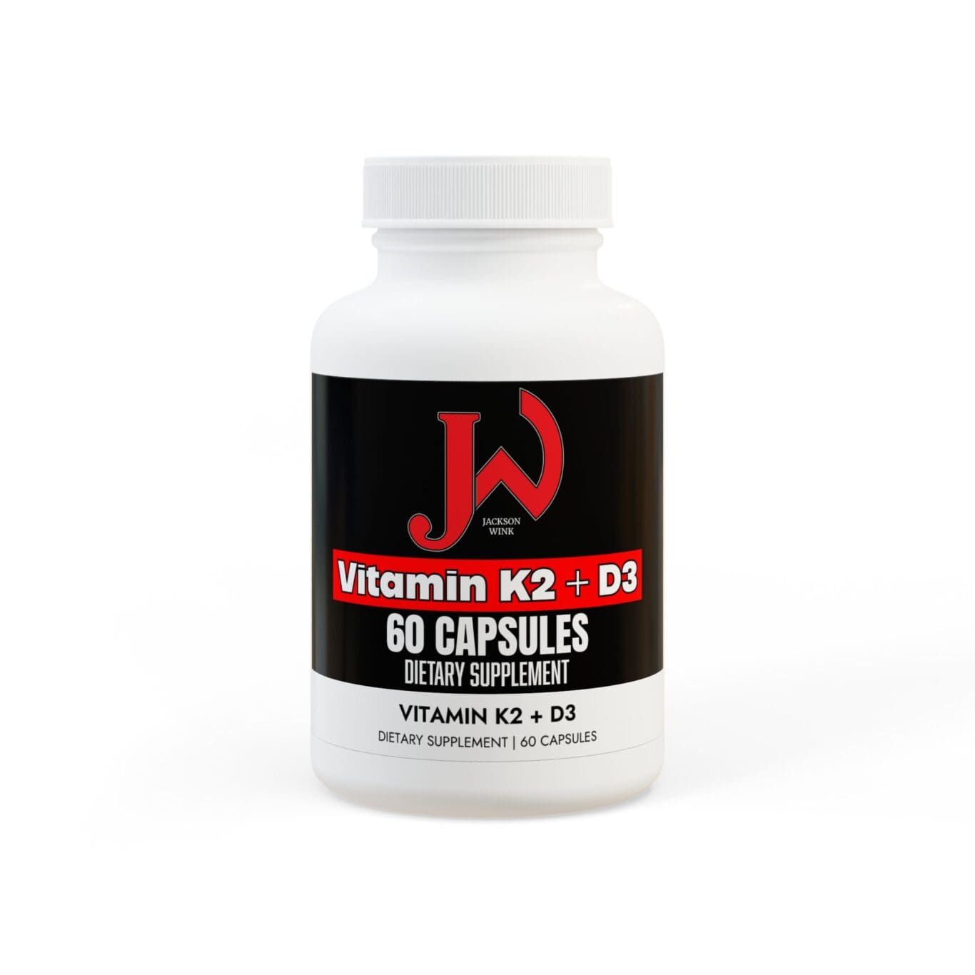 Vitamin K2 + D3 Supplement (60 Capsules) Jackson Wink MMA